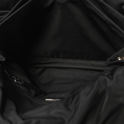 Prada Re-Nylon Vitello Padded Large Flap Shoulder Bag Black 6 of 10