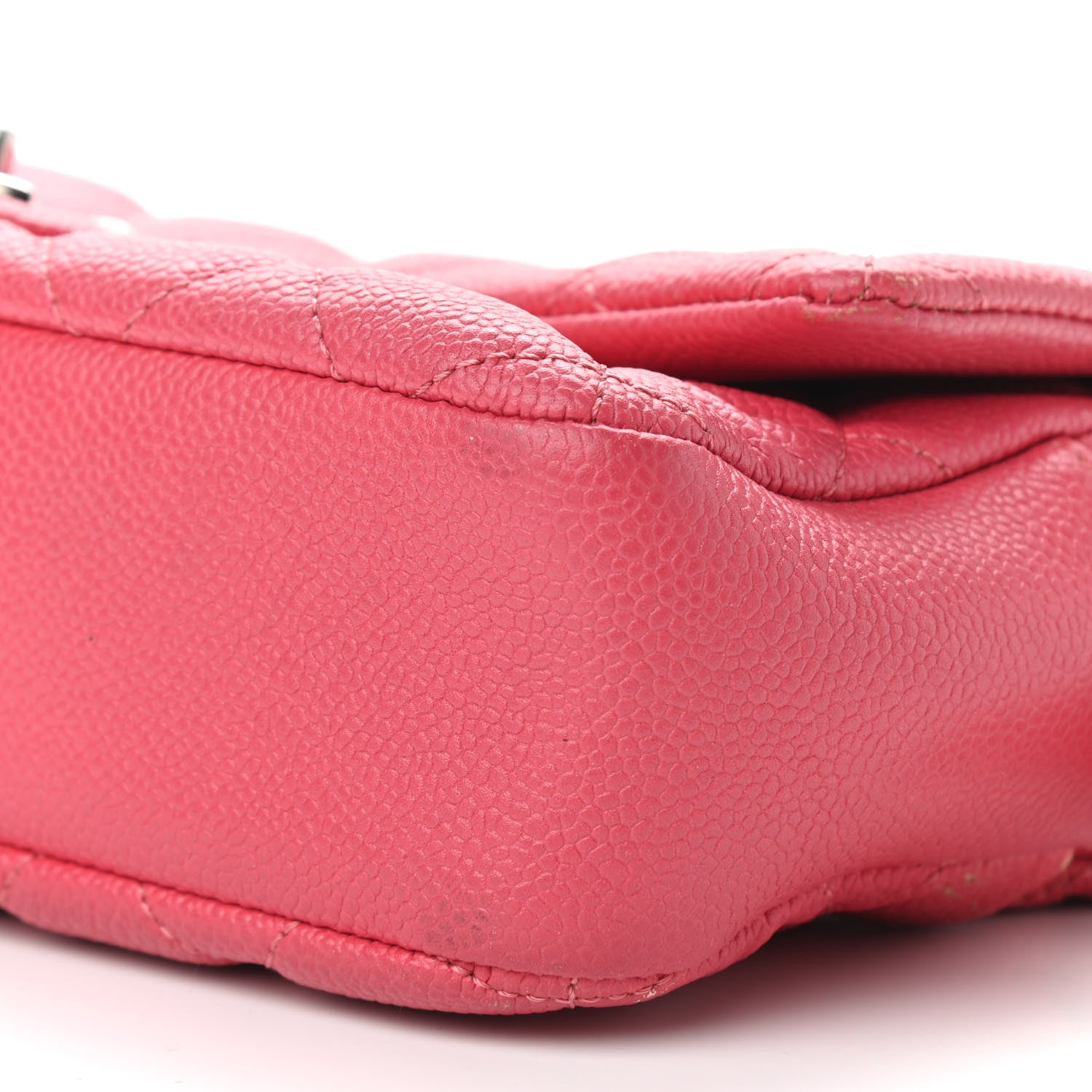 Chanel Caviar Quilted Medium Easy Flap Coral 10 of 13