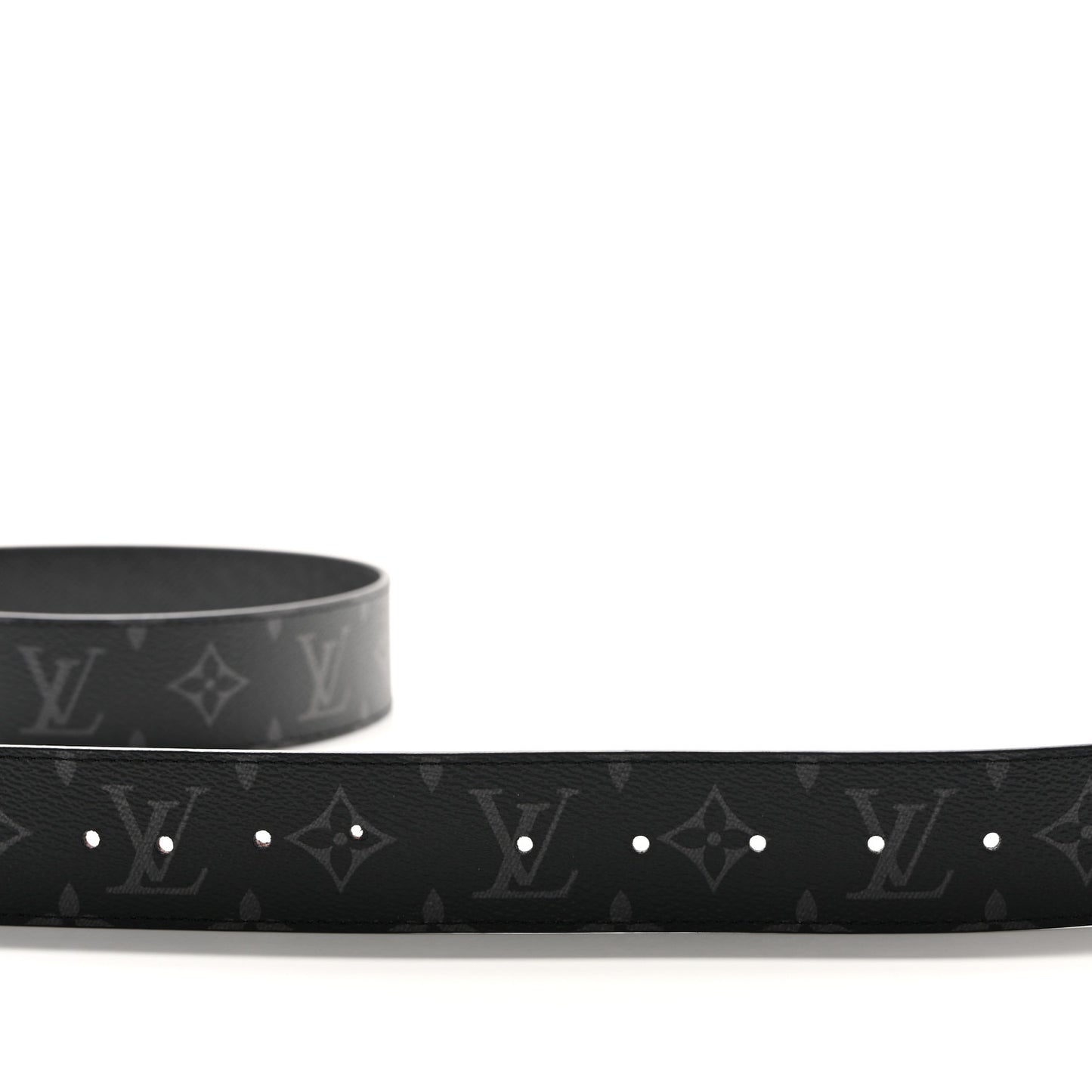 Monogram Eclipse Taigarama 40mm LV Initiales Reversible Belt 110 44 Black