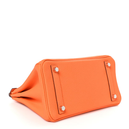 Hermes Togo Birkin 25 Orange Minium 4 of 10