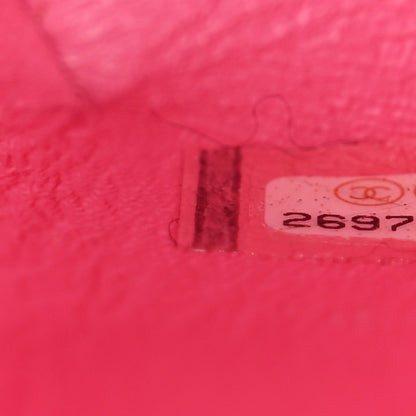 Chanel Caviar Quilted Flap Clutch Pink 7 of 11