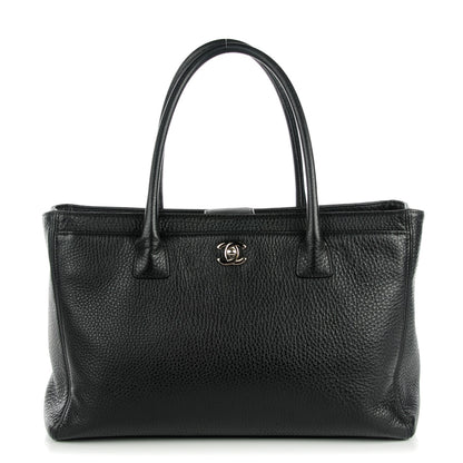 Chanel Deerskin Cerf Executive Shopper Tote Black 1 of 7