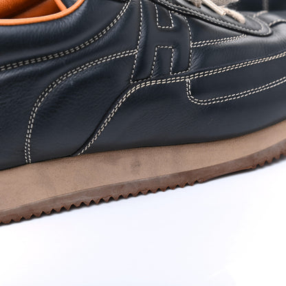 Hermes Calfskin Womens Quick Sneakers 38 Black 8 of 8