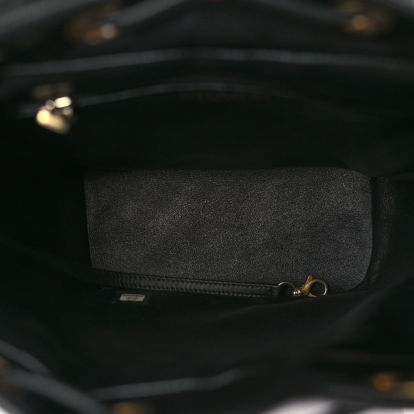 Caviar Quilted Filigree Backpack Black