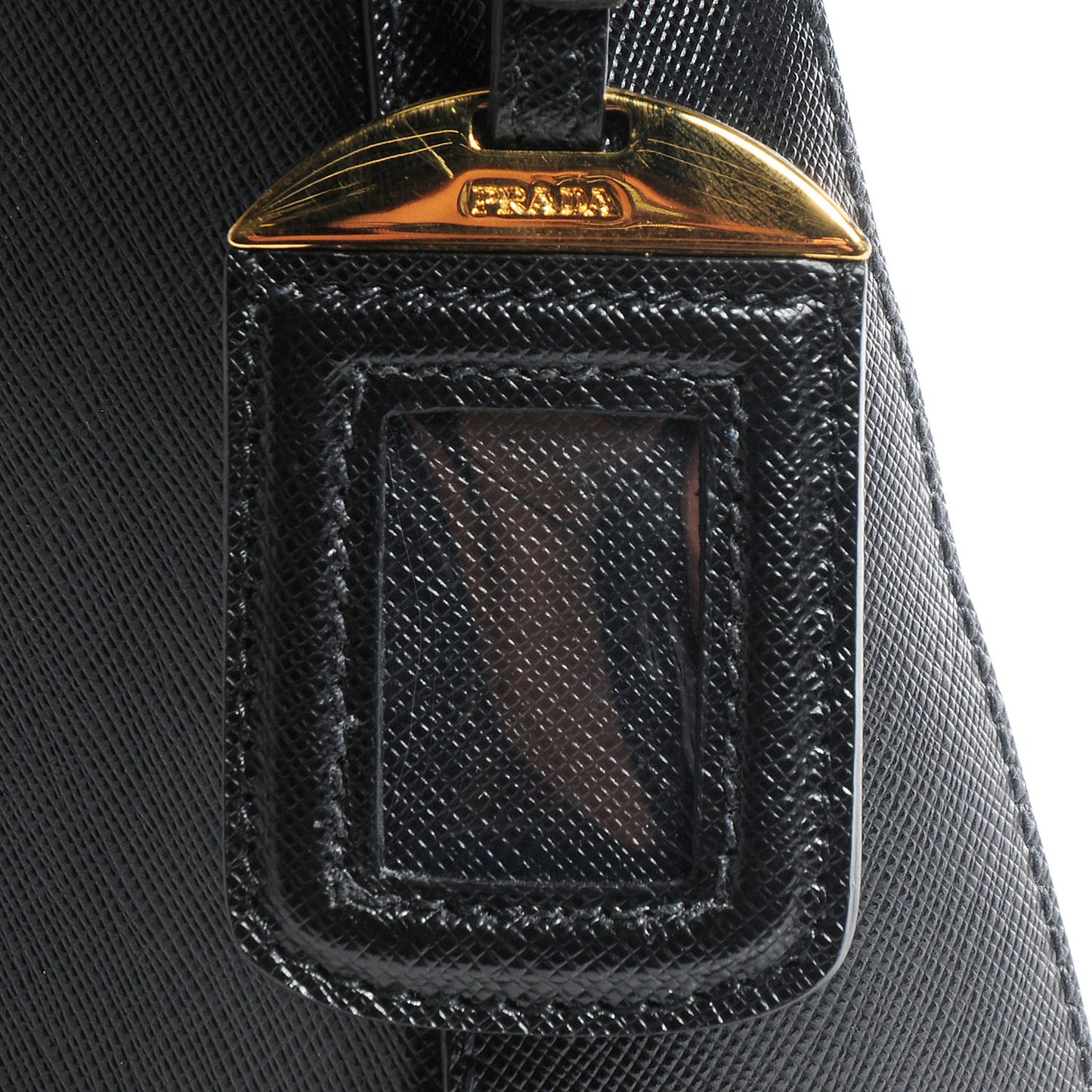 Saffiano Lux Shoulder Bag Nero Black