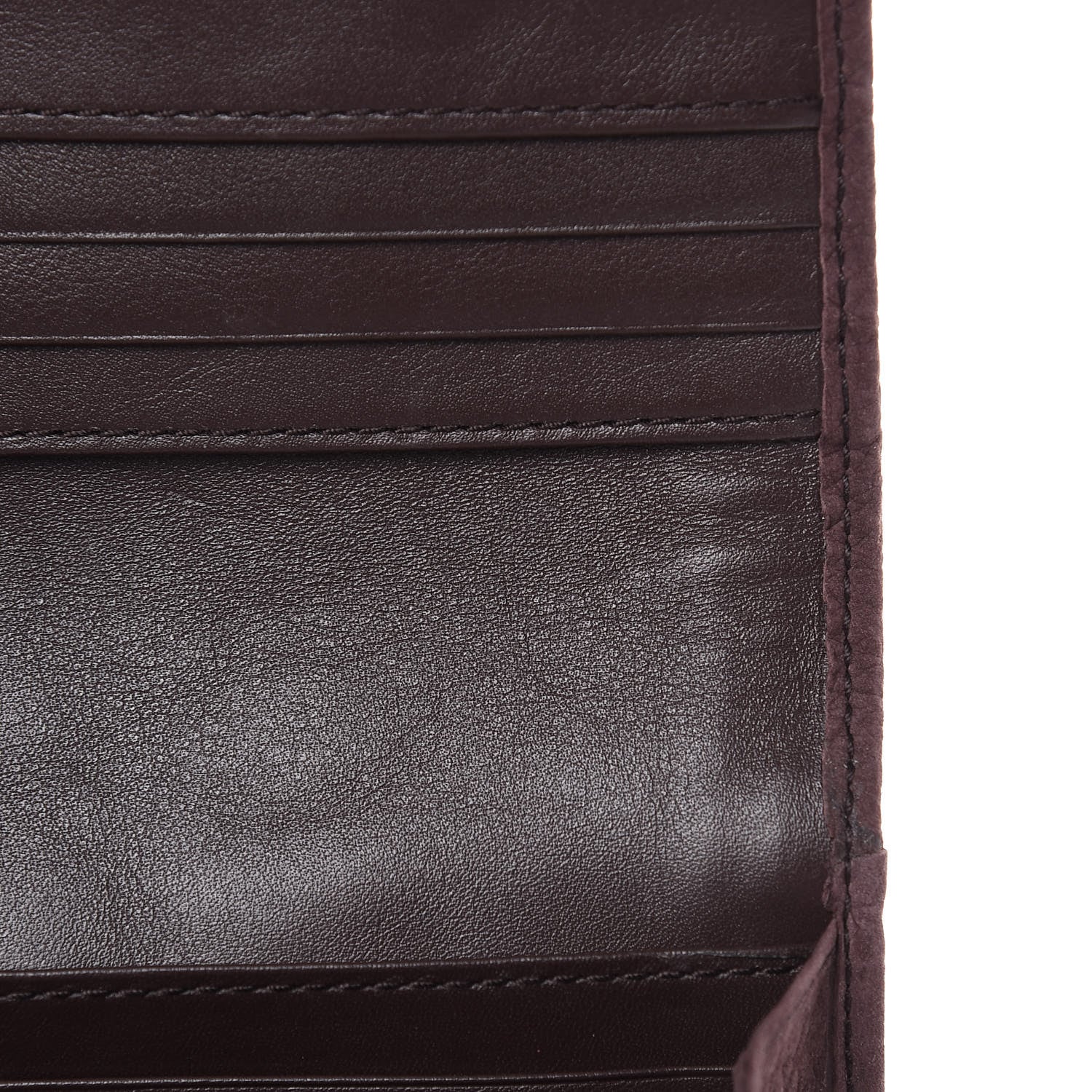 Burberry Luggage Suede Penrose Continental Wallet Dark Heather 10 of 10