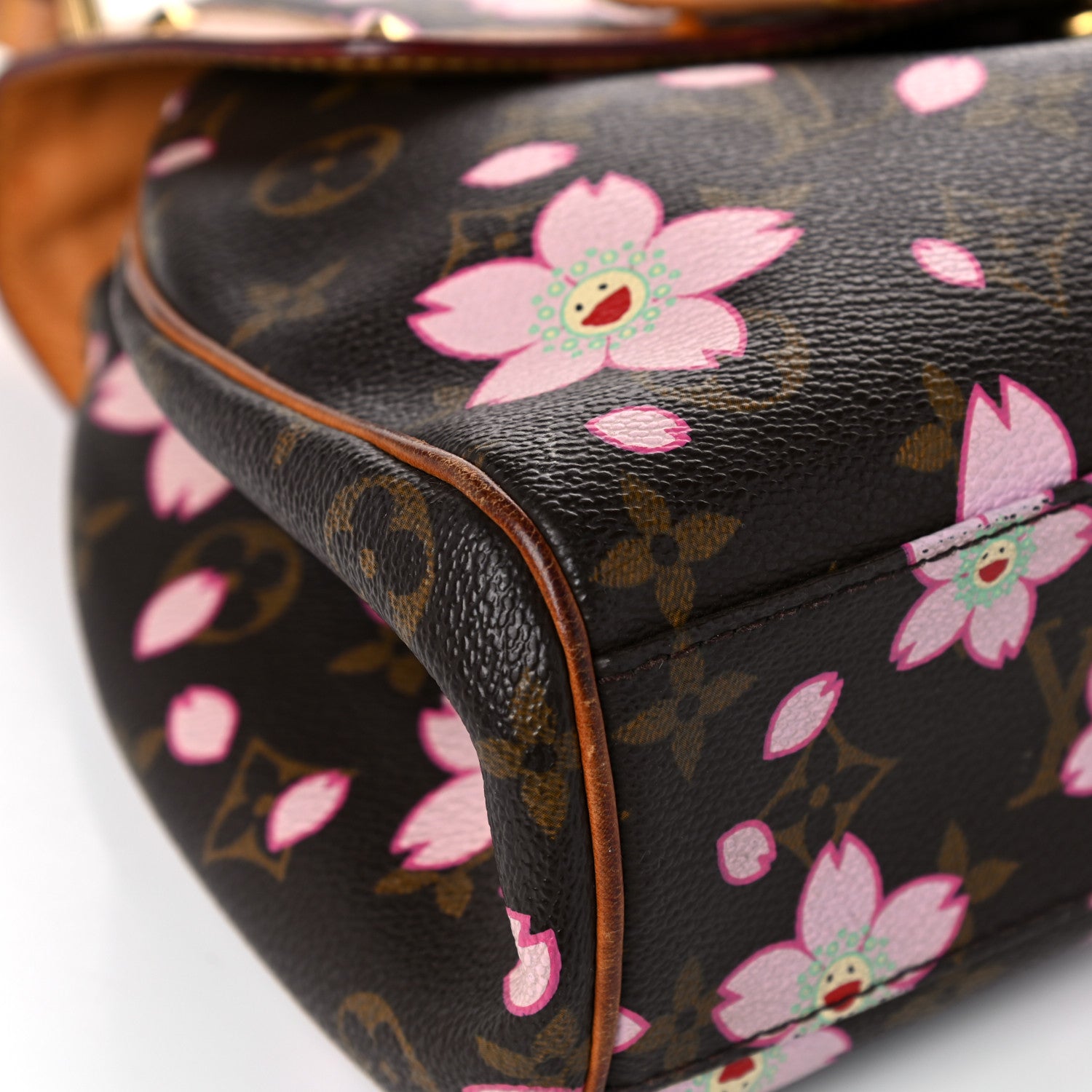 Louis Vuitton Monogram Cherry Blossom Sac Retro Bag Brown 5 of 18