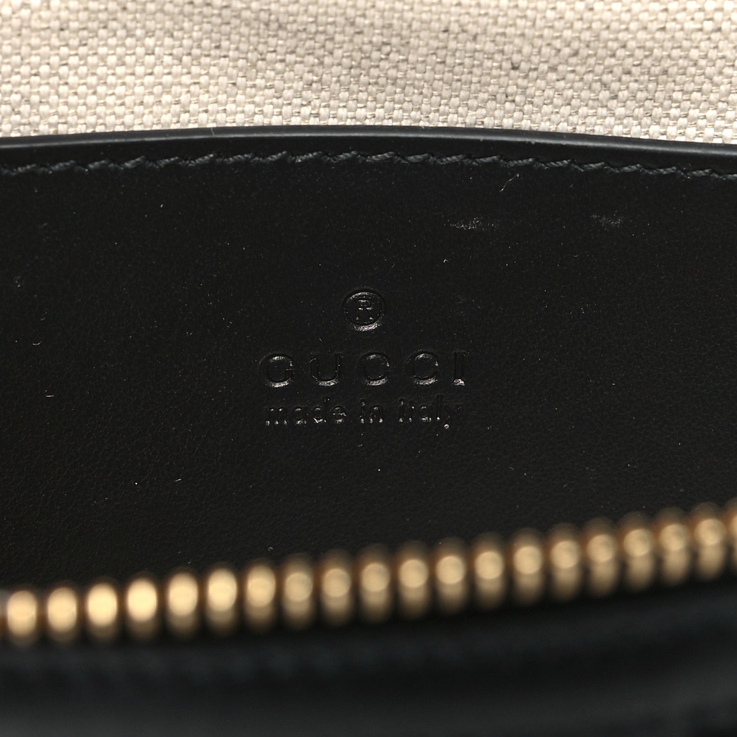 Calfskin GG Matelasse Mini Top Handle Bag Black