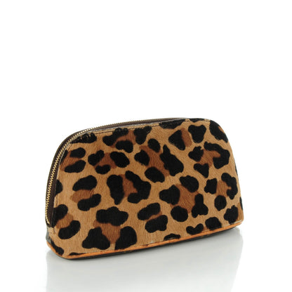 Louis Vuitton Monogram Azzedine Alaia Leopard Print Pony Hair Cosmetic Pouch 3 of 8