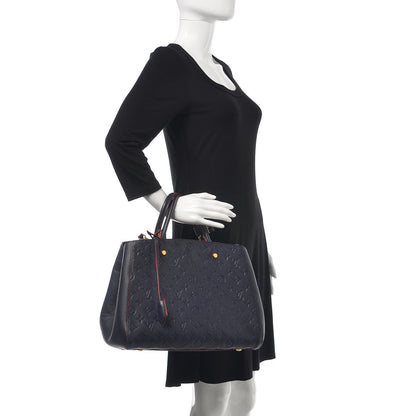 Louis Vuitton Empreinte Montaigne GM Marine Rouge 2 of 14