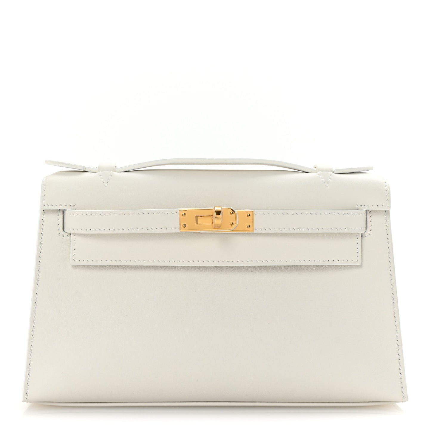 Swift Kelly Pochette Clutch New White