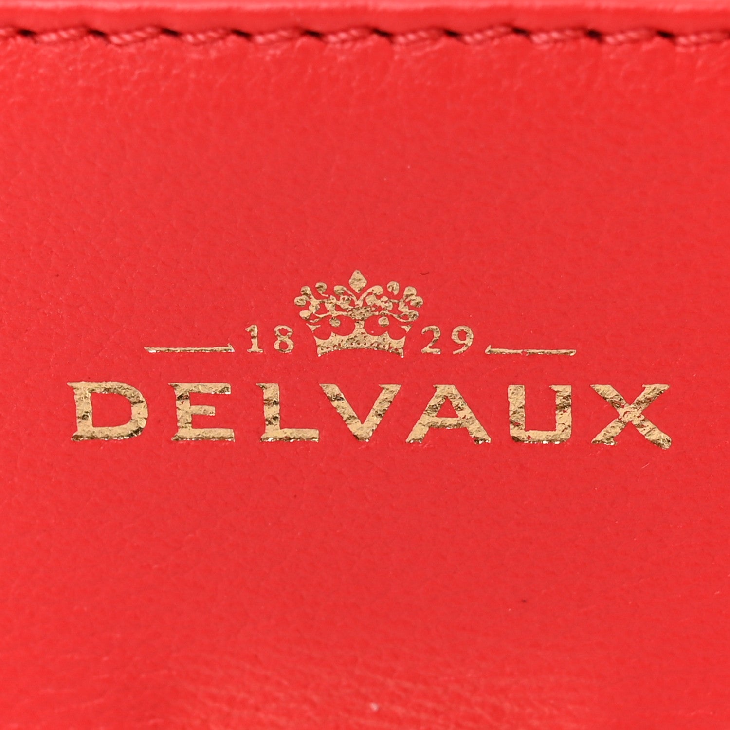 Delvaux Calfskin MM Tempete Satchel Coral 7 of 11