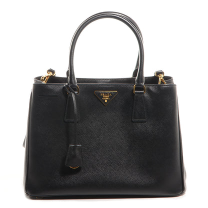 Prada Saffiano Lux Medium Tote Nero Black 1 of 12