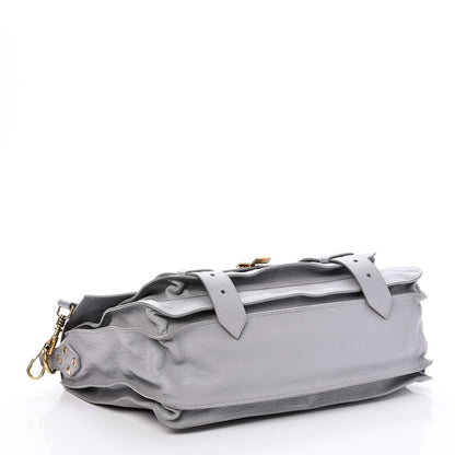 Proenza Schouler Lambskin Medium PS1 Satchel Concrete Grey 5 of 7