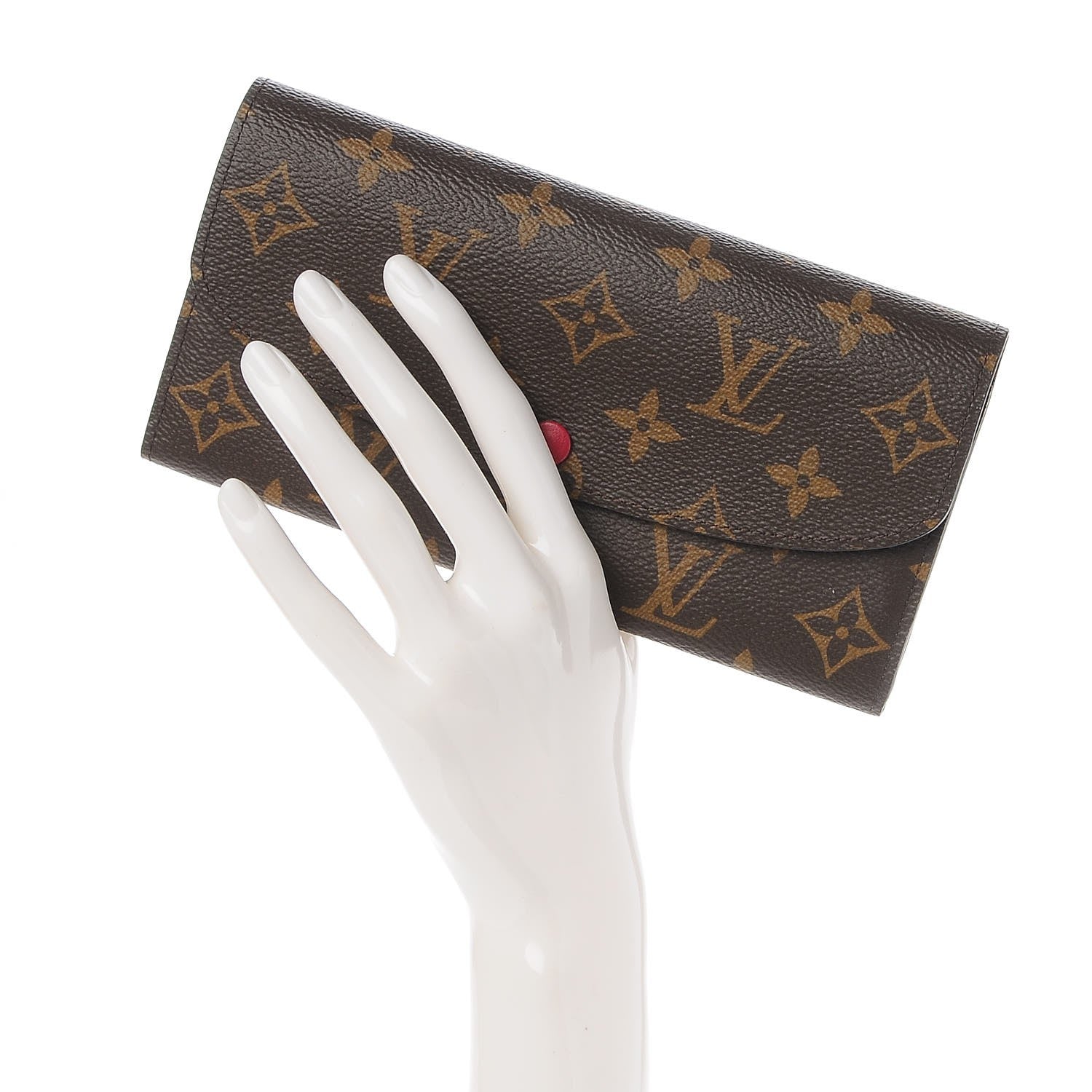 Louis Vuitton Monogram Emilie Wallet Fuchsia 2 of 7