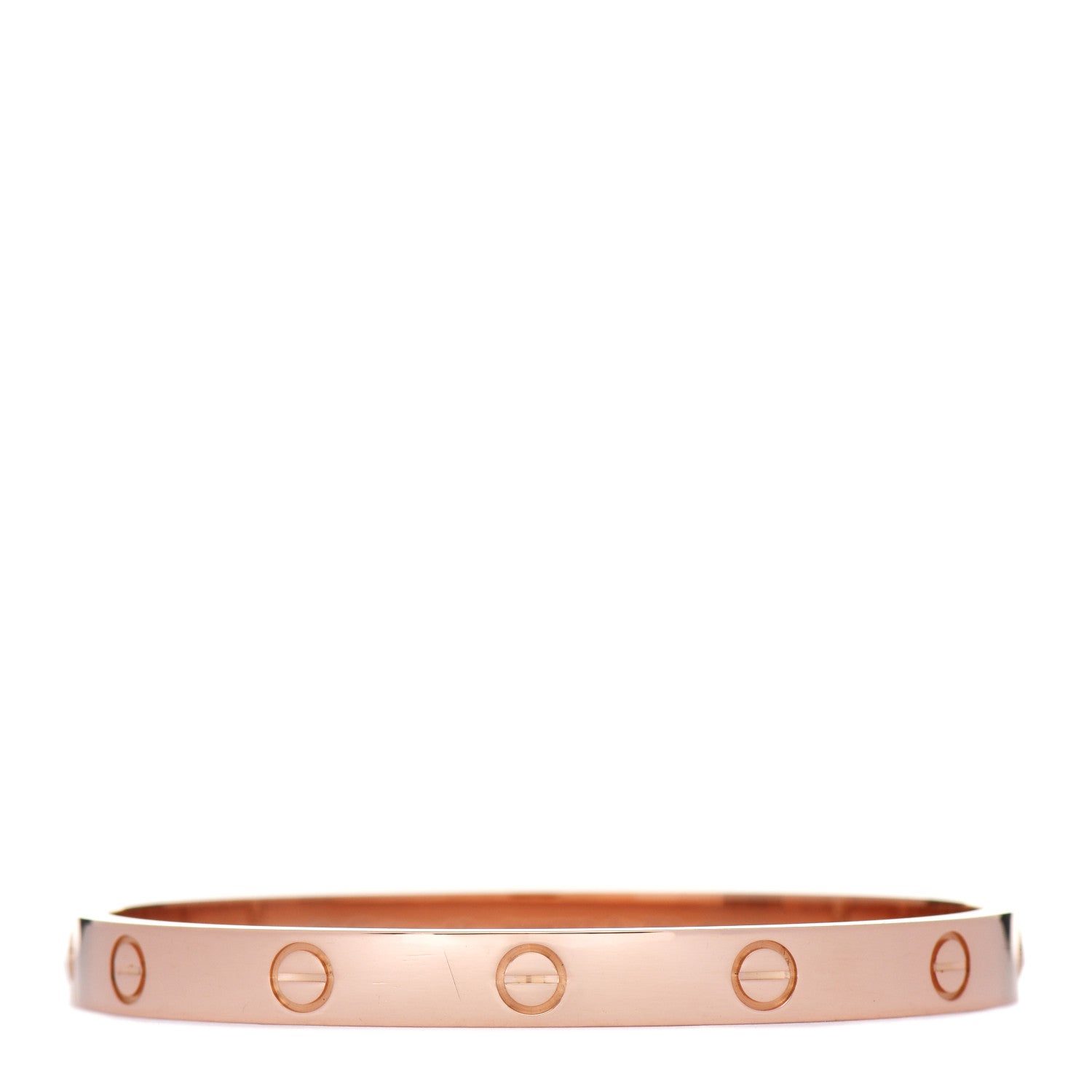 Cartier 18K Pink Gold LOVE Bracelet 17 1 of 7