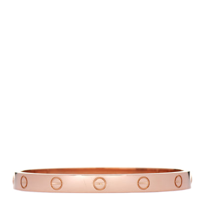 Cartier 18K Pink Gold LOVE Bracelet 17 1 of 7