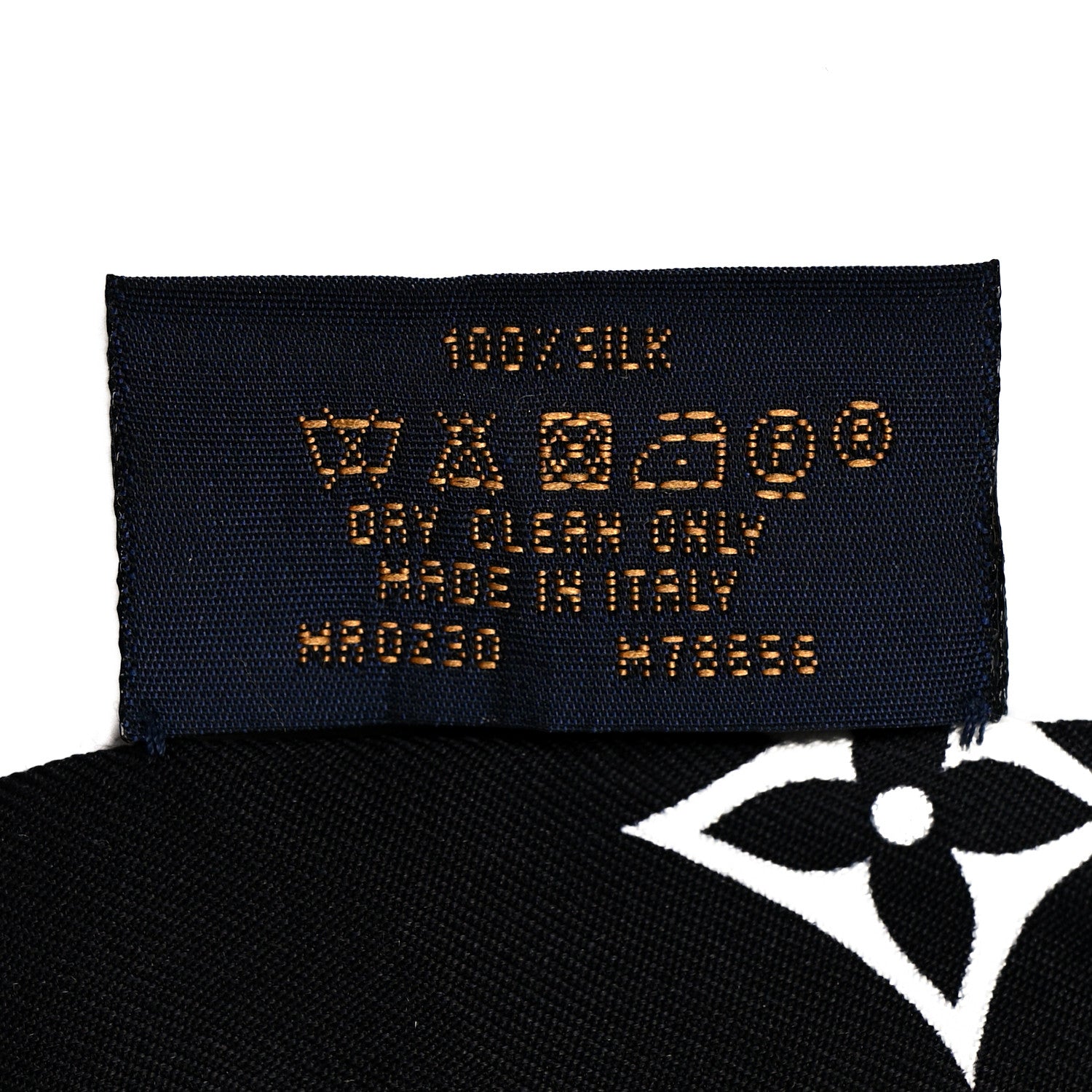 Louis Vuitton Silk Monogram Confidential Bandeau Black 4 of 6