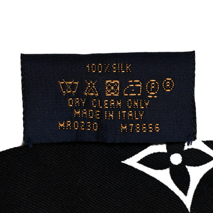 Louis Vuitton Silk Monogram Confidential Bandeau Black 4 of 6