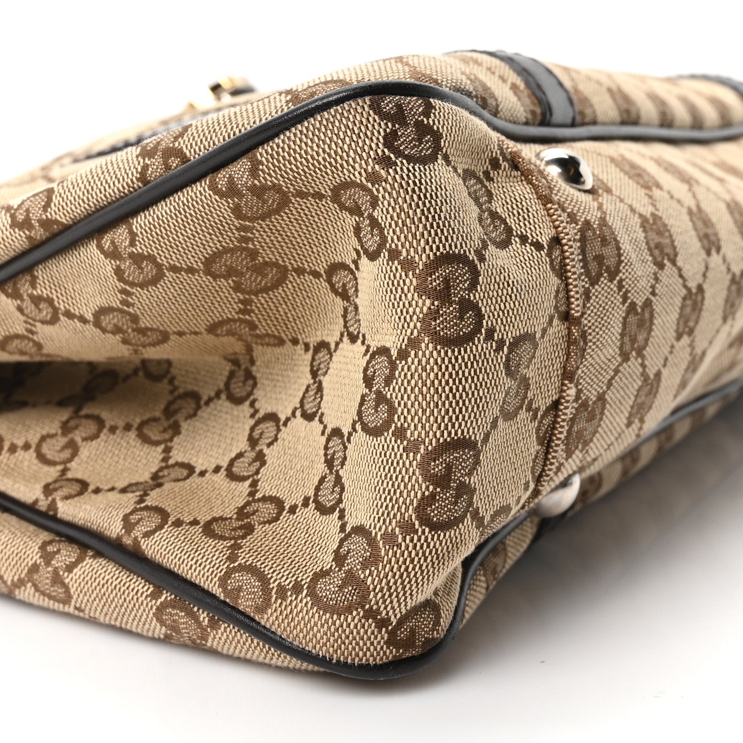 Gucci Monogram Medium Twins Tote Dark Brown 9 of 10