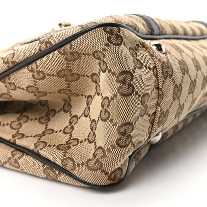 Gucci Monogram Medium Twins Tote Dark Brown 9 of 10