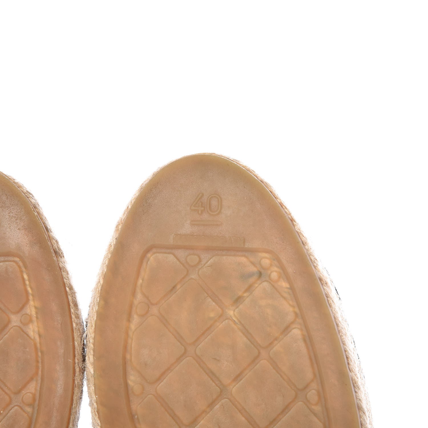 Chanel Lambskin CC Espadrilles 40 Black 6 of 12