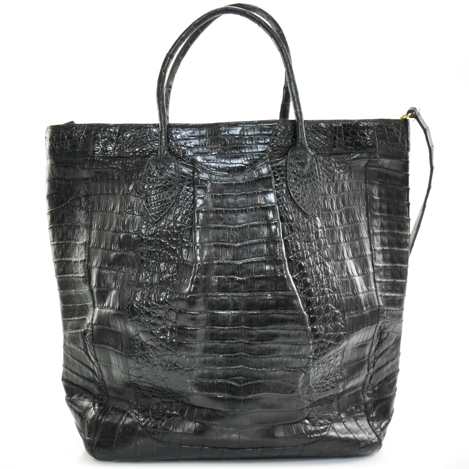 Nancy Gonzalez Crocodile Tote Black 1 of 8