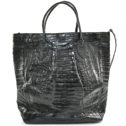 Nancy Gonzalez Crocodile Tote Black 1 of 8
