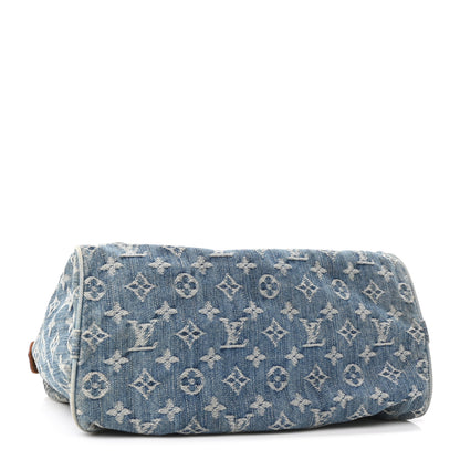 Louis Vuitton Monogram Denim Neo Speedy Blue 4 of 10