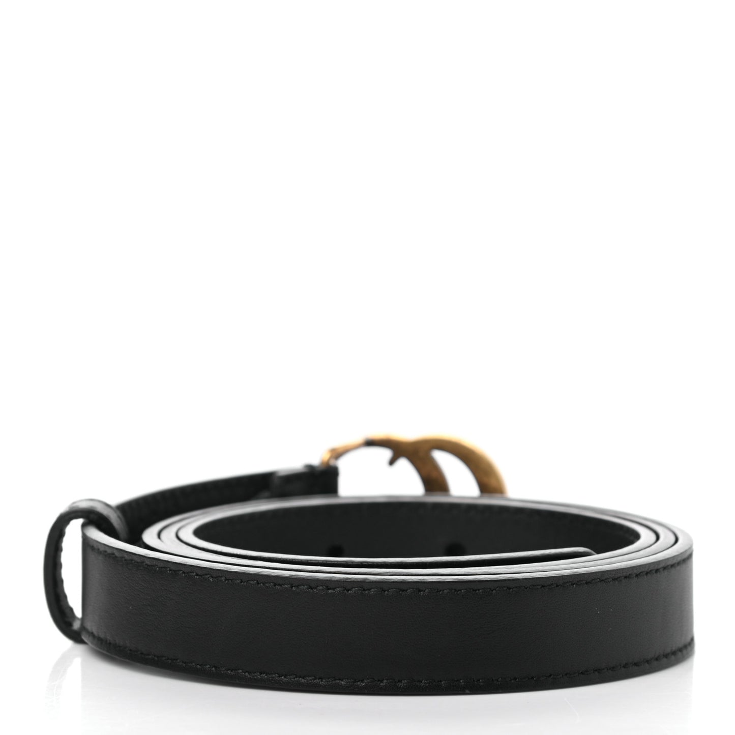 Calfskin Double G 20mm Belt 95 38 Black