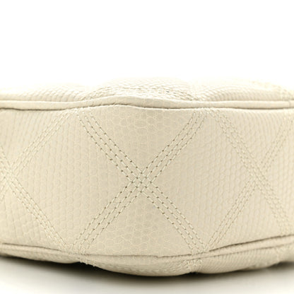 Saint Laurent Lizard Embossed Becky Camera Bag Blanc Vintage 9 of 10