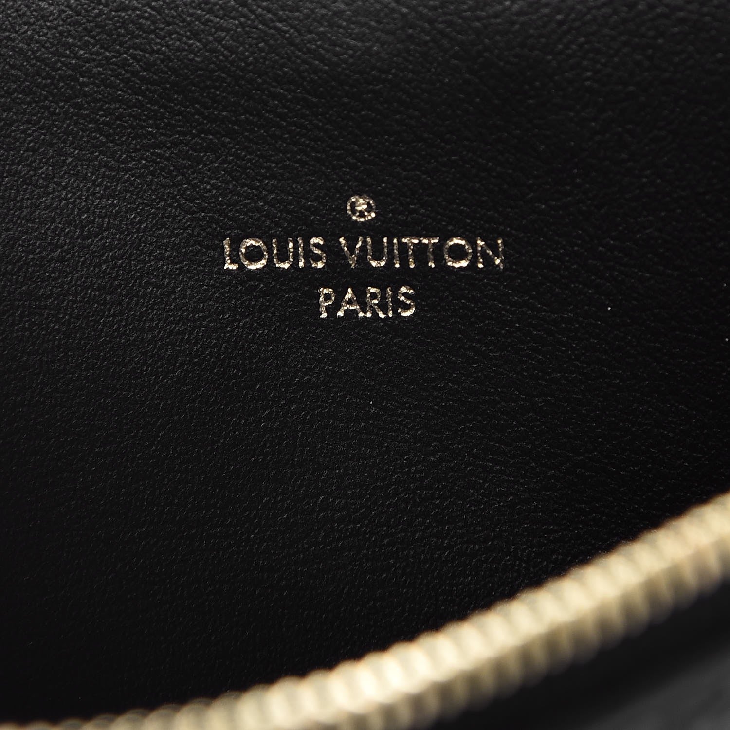 Louis Vuitton Empreinte Felicie Chain Wallet Zippered Insert Black 6 of 6