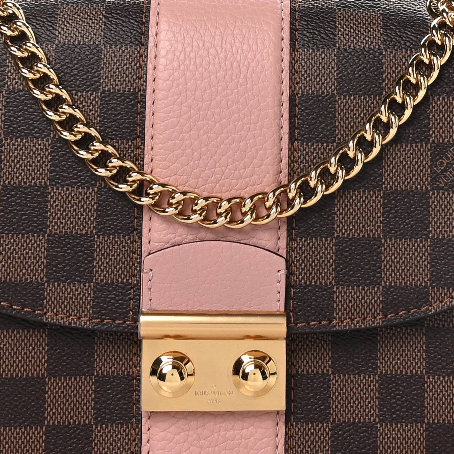 Louis Vuitton Damier Ebene Cuir Taurillon Wight Magnolia 7 of 9