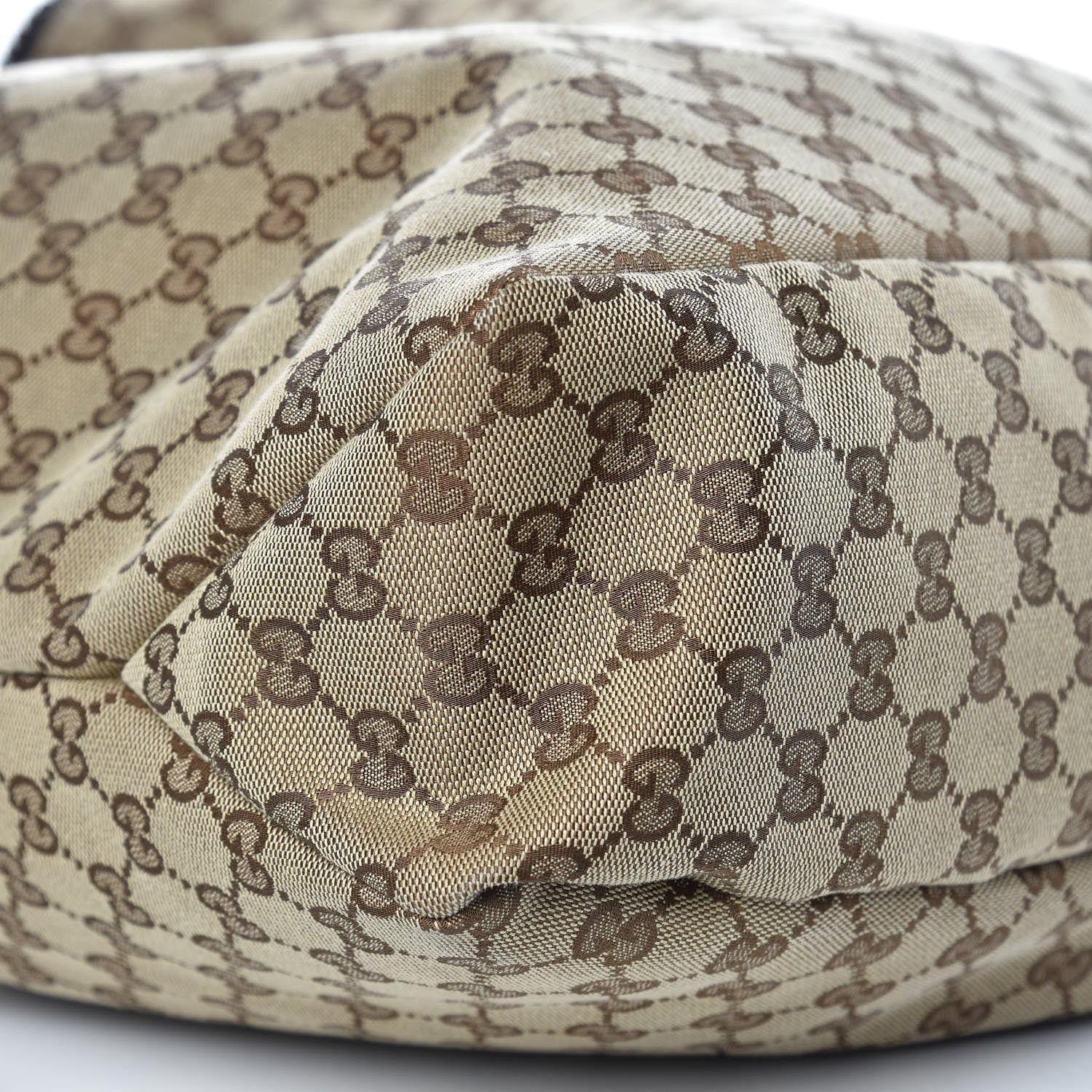 Gucci Monogram Large Horsebit Chain Hobo Dark Brown 8 of 9