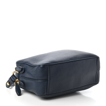 Prada Vitello Phenix Camera Bag Baltico 4 of 11
