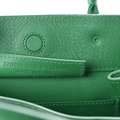 Balenciaga Veau Papier A6 Zip Around Tote Vert Trefle 7 of 15