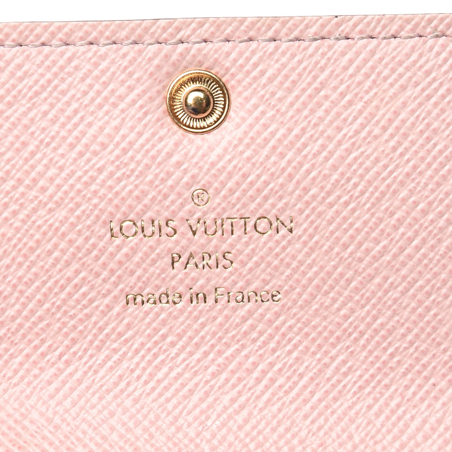 Damier Ebene Multicles 6 Key Holder Rose Ballerine