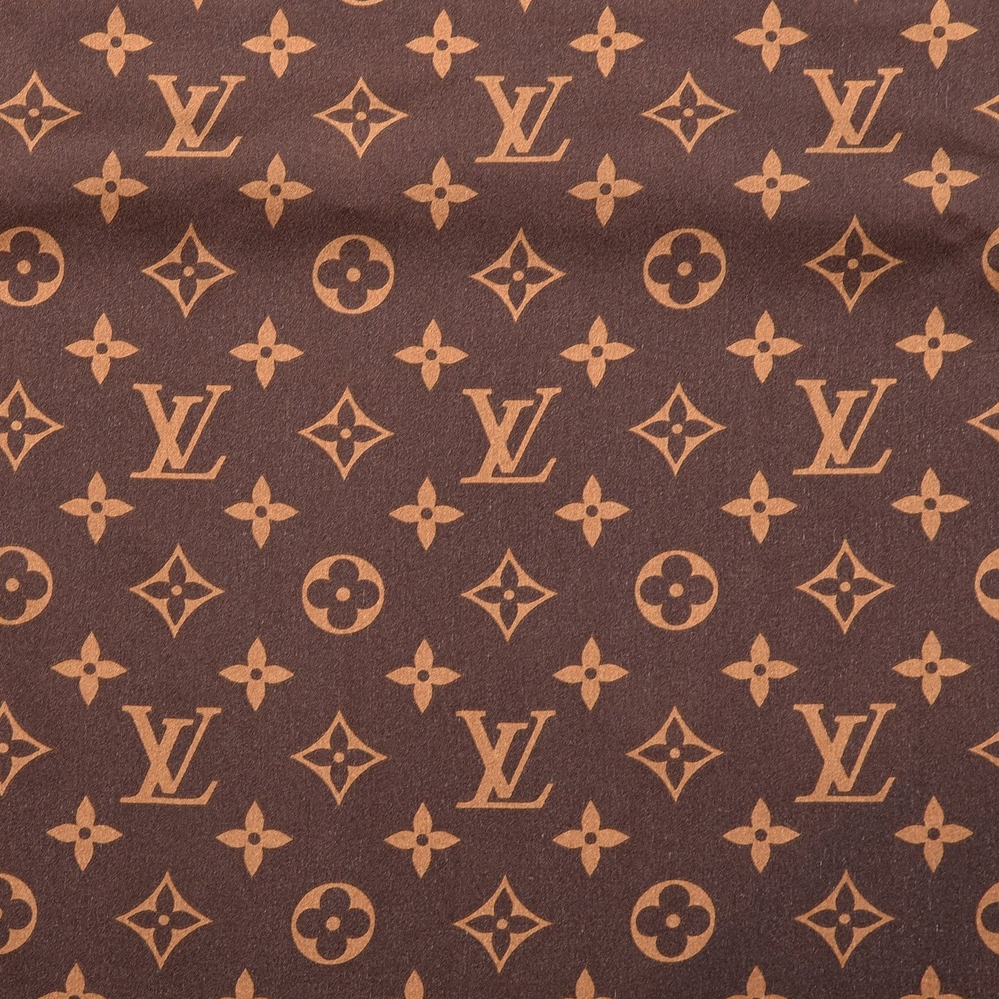 Silk Leopard Monogram Square Scarf