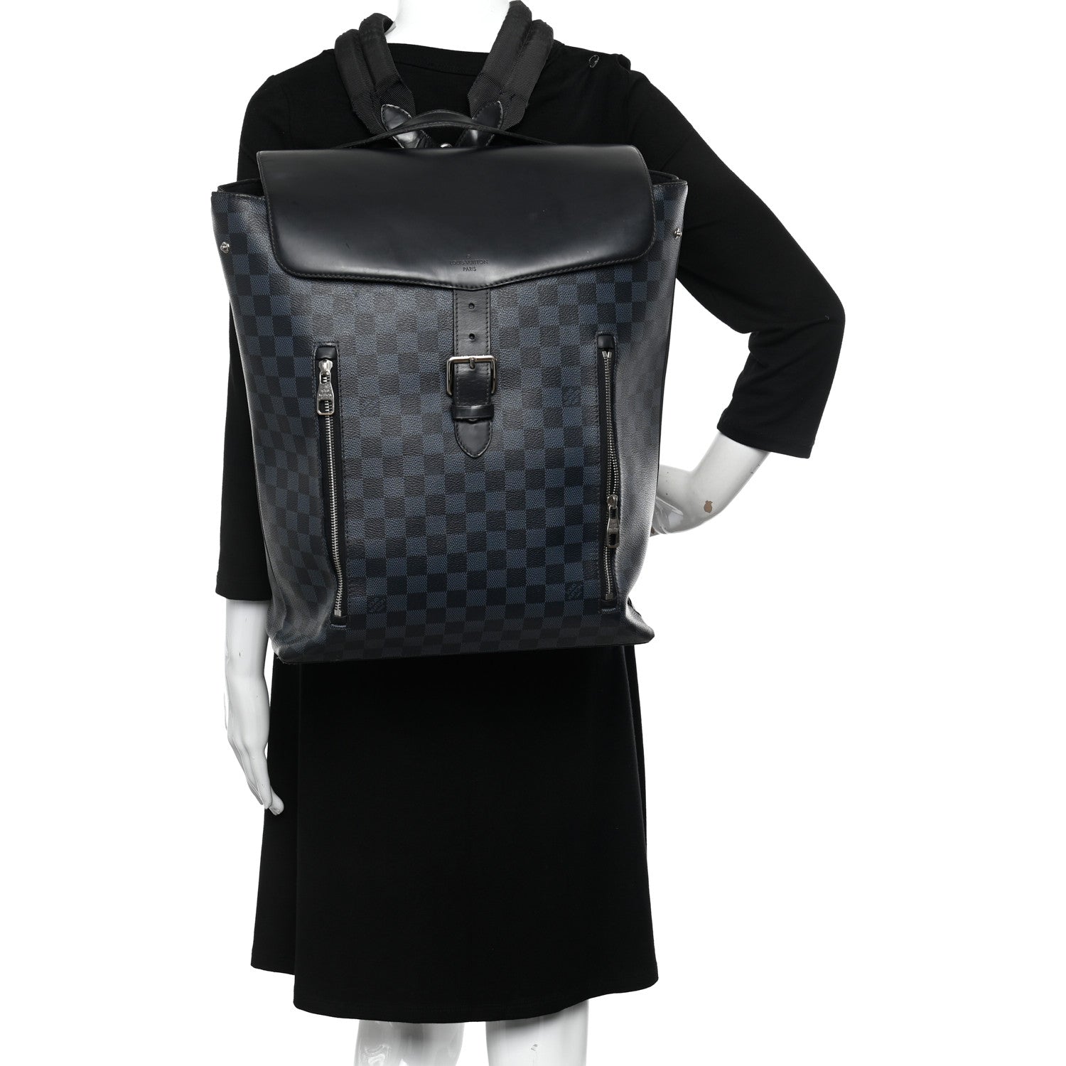 Louis Vuitton Damier Cobalt Newport Backpack 2 of 18
