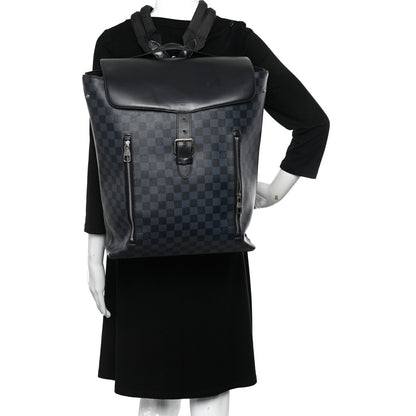 Louis Vuitton Damier Cobalt Newport Backpack 2 of 18