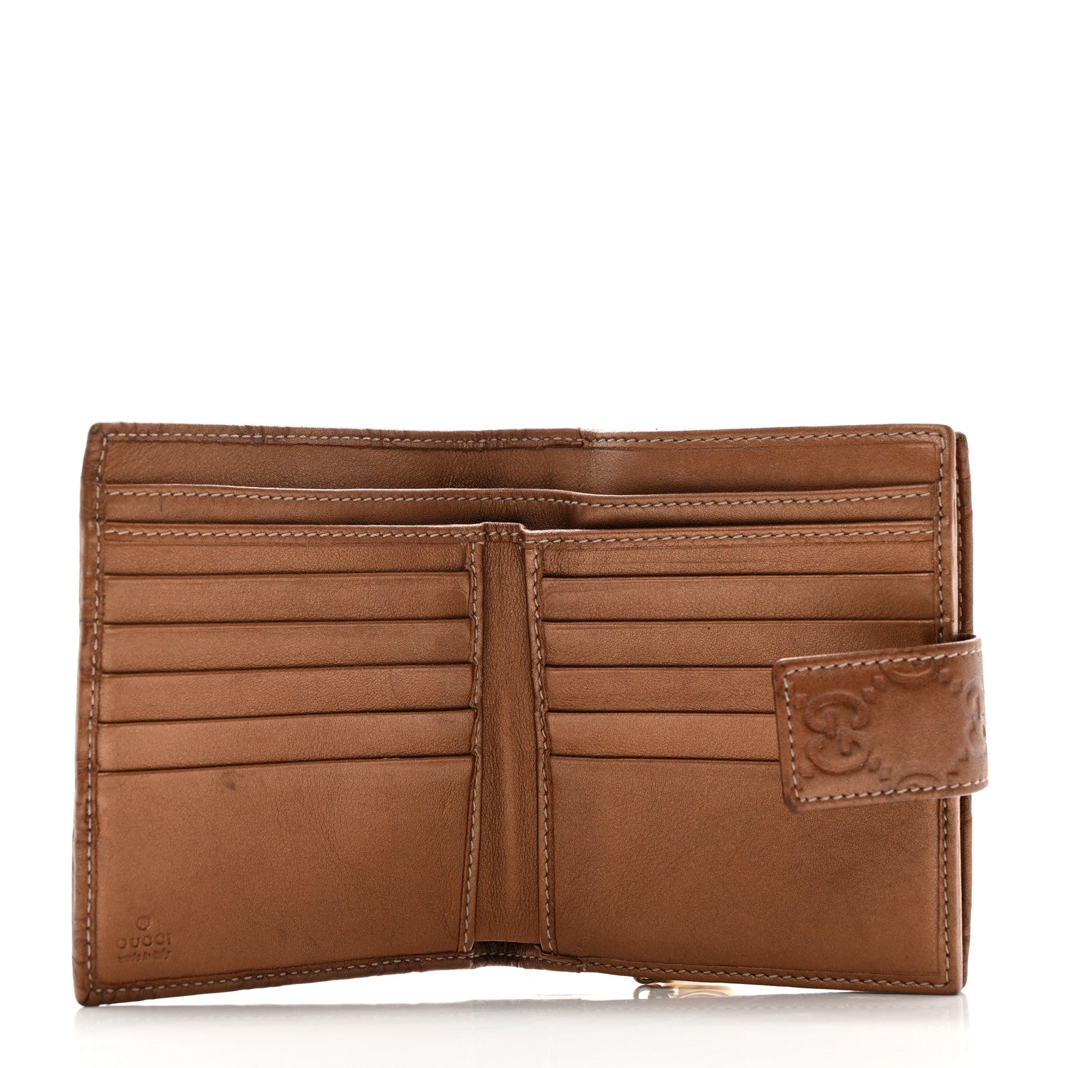 Gucci Guccissima Twins French Wallet Bronze 5 of 8