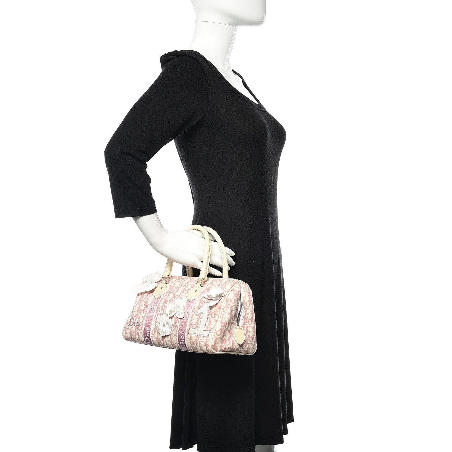 Christian Dior Monogram Girly Boston Pink 2 of 16