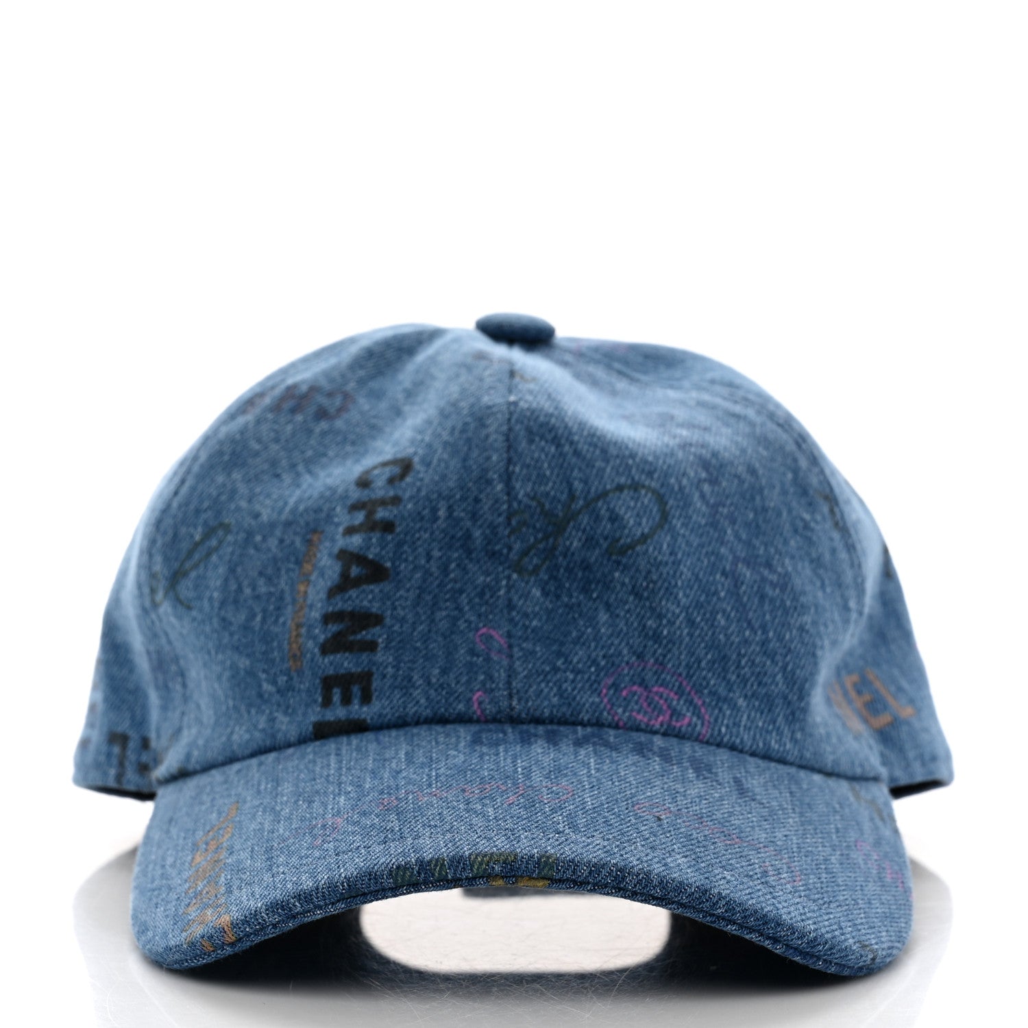 Chanel Denim Mood Cap Hat Blue 3 of 8
