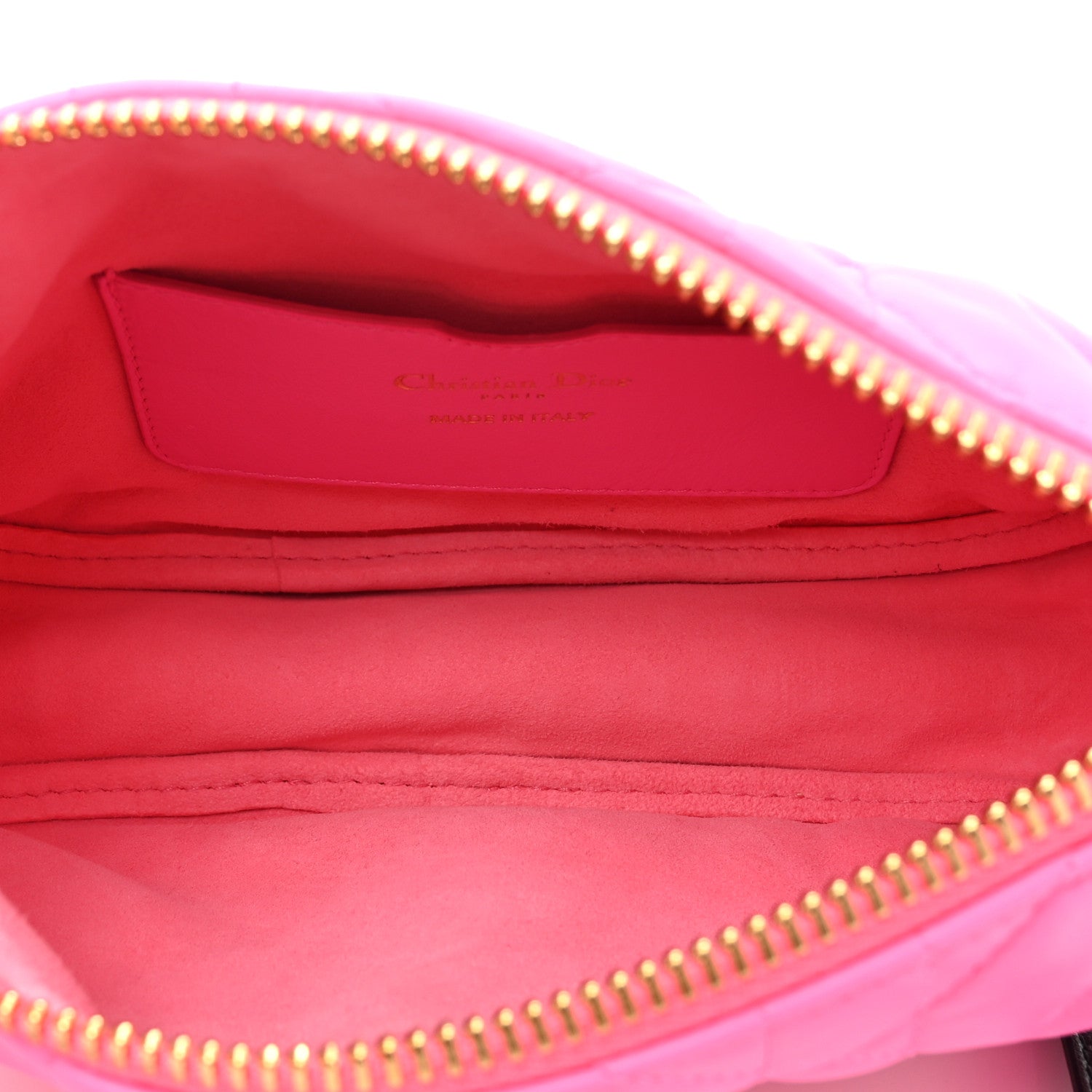 Christian Dior Lambskin Cannage Small Dior Vibe Hobo Bag Pink 5 of 12