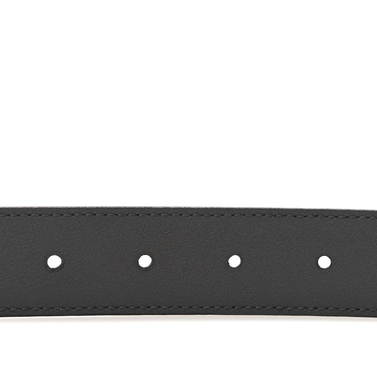 Gucci Smooth Calfskin Interlocking G Belt 95 38 Grey 1812875
