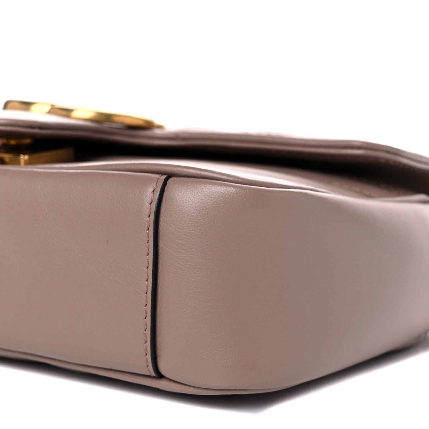 Calfskin Matelasse Mini GG Marmont Shoulder Bag Porcelain Rose