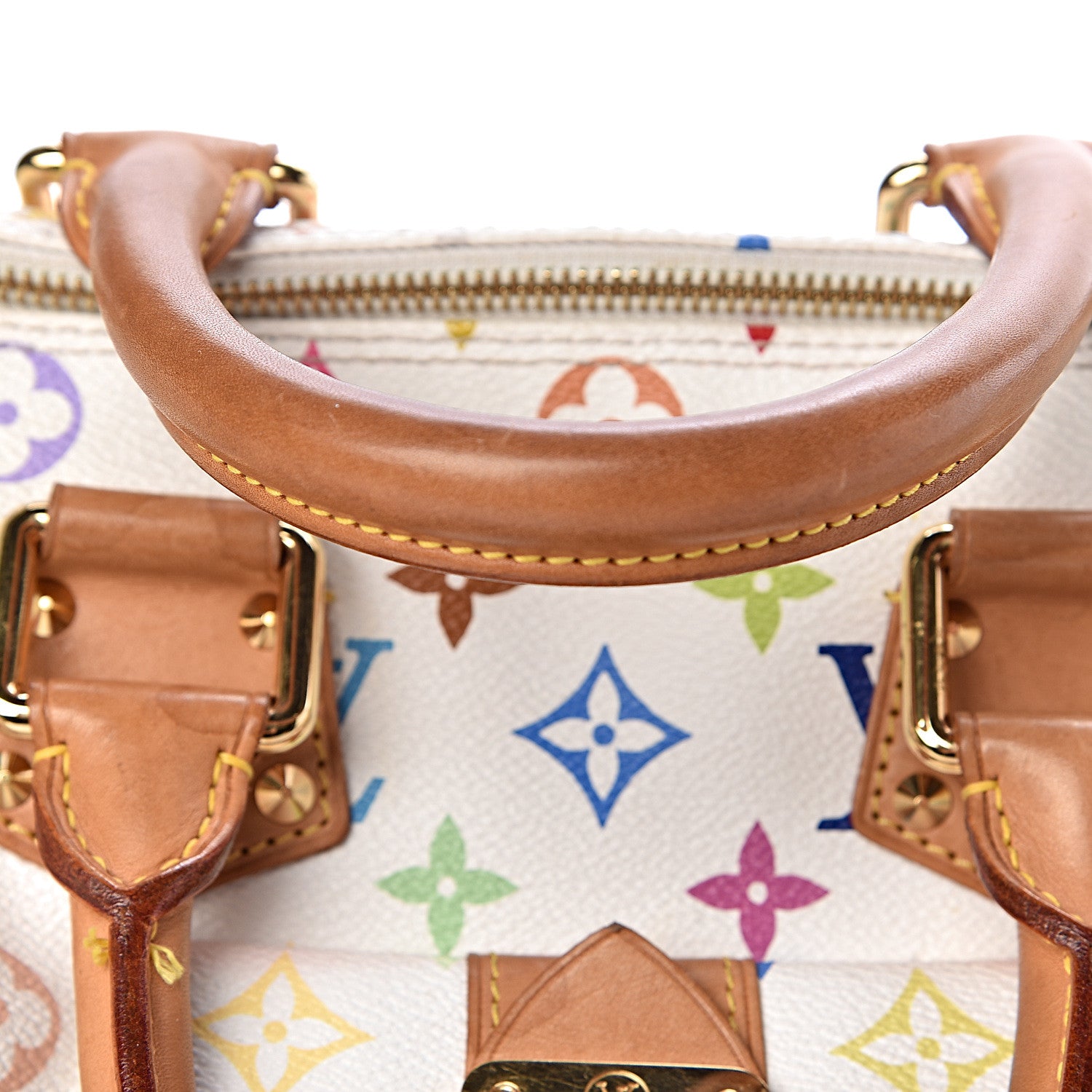 Louis Vuitton Monogram Multicolor Speedy 30 White 11 of 14