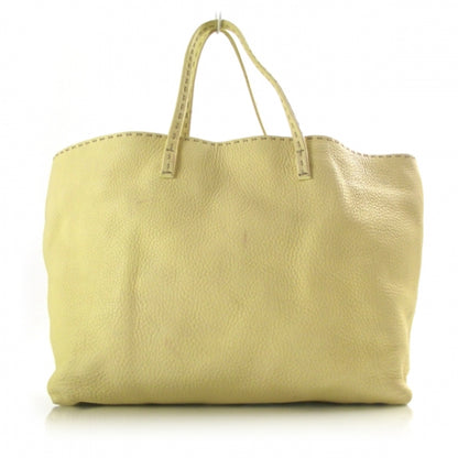 Fendi Calfskin Romano Selleria Shopper Tote Buttercream 1 of 9