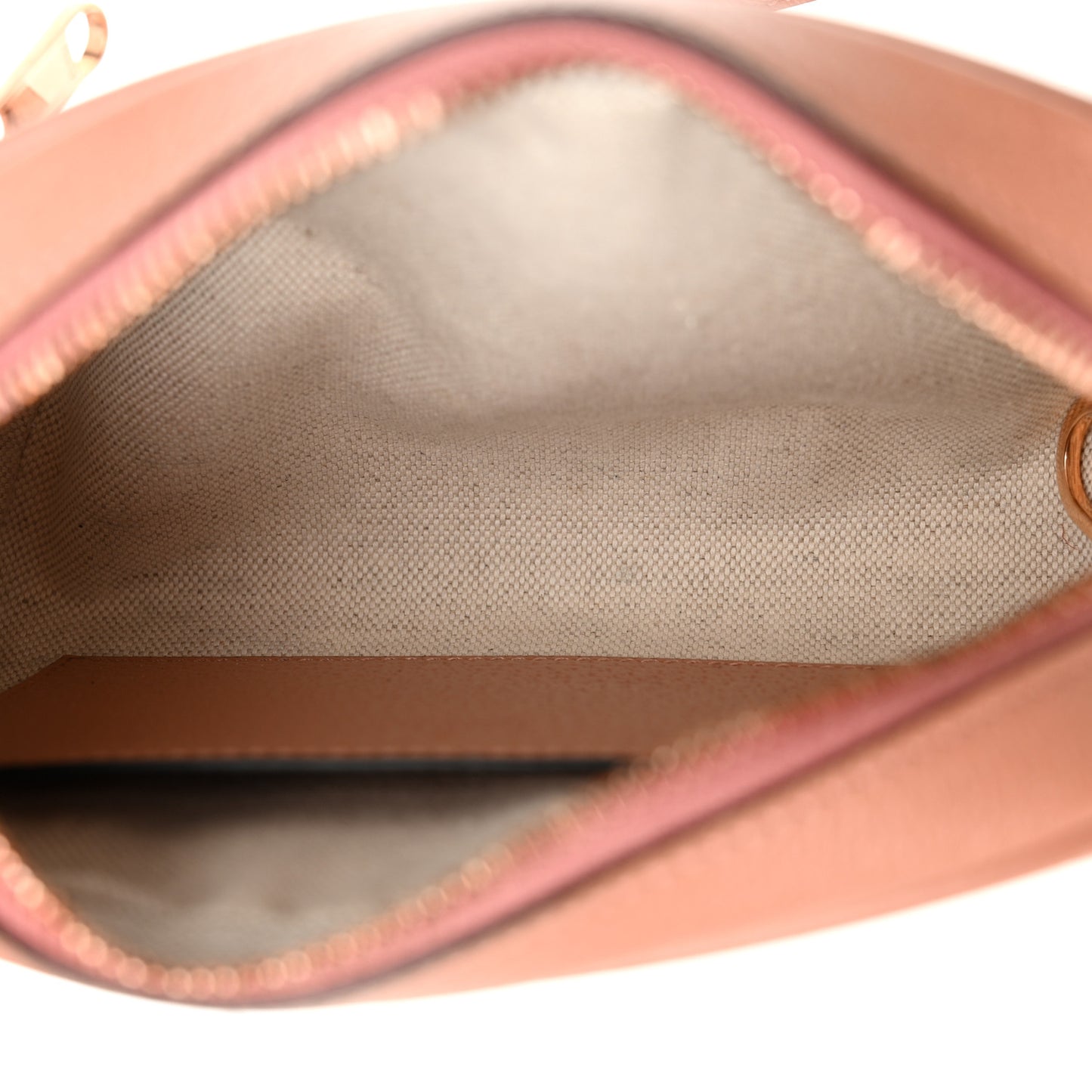 Monogram Textured Dollar Calfskin Mini Ophidia Shoulder Bag Cloche Rose Pink