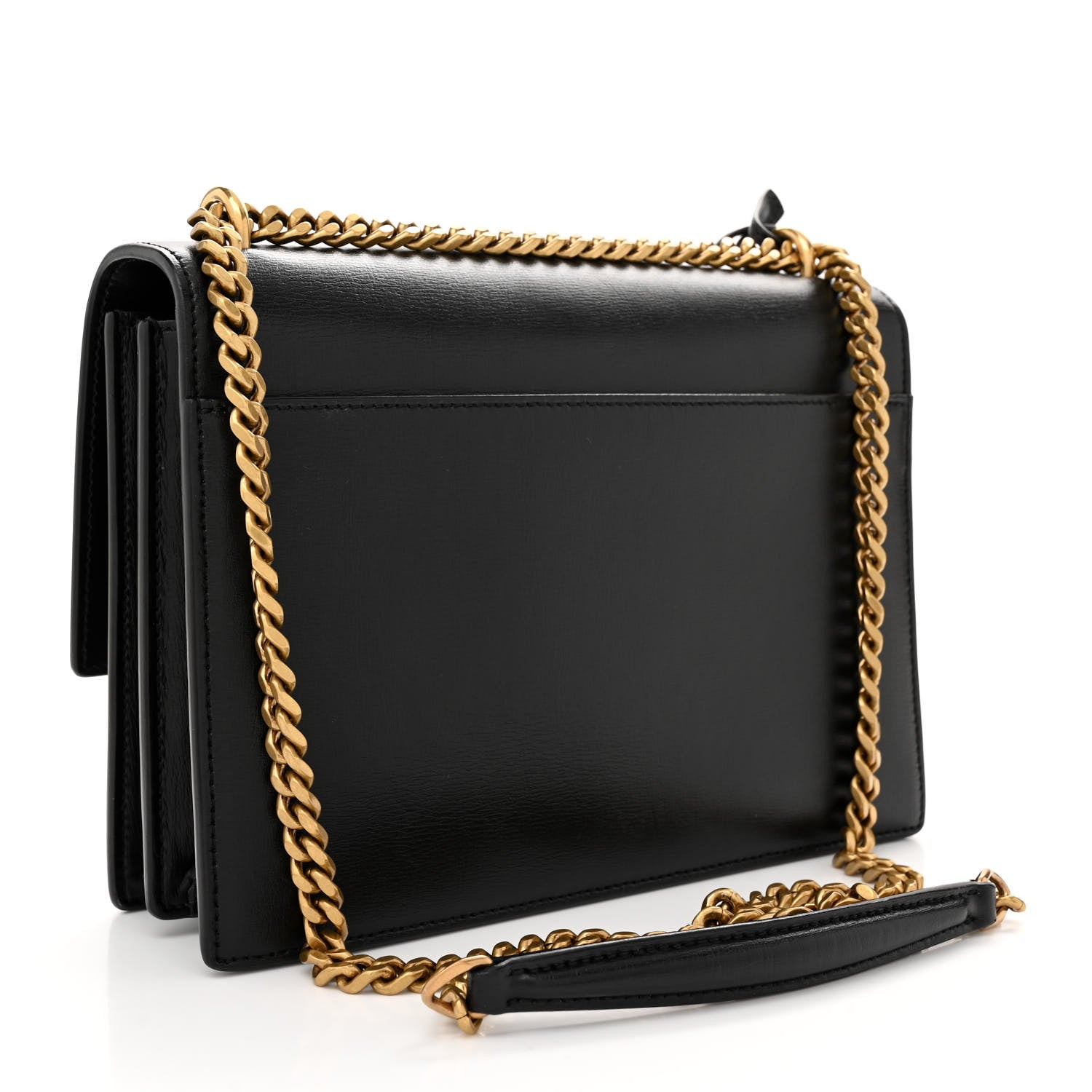 Saint Laurent Calfskin Medium Monogram Sunset Black 3 of 15